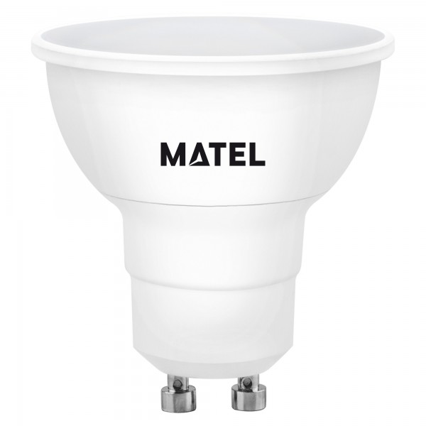 Bomb.led dicroica 120º regul.gu10 8w.cal (caja de 6 unidades)