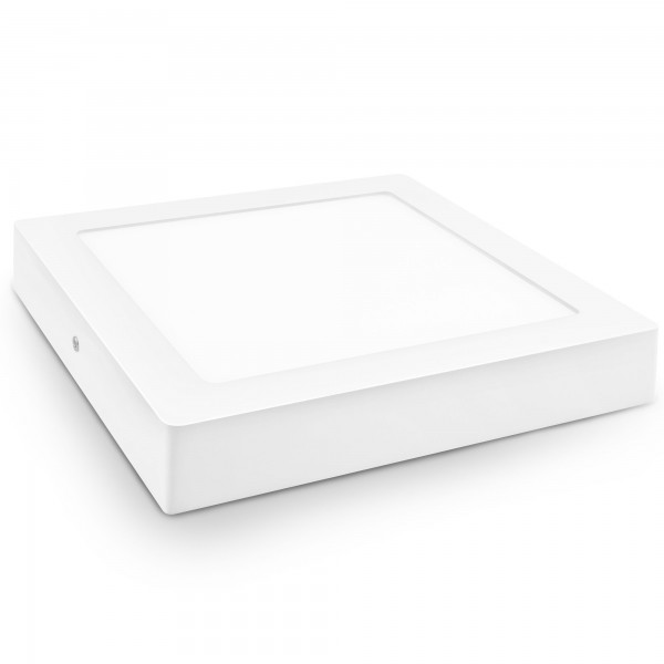 Downlight led superf.cuadr.blanco 24w.fr