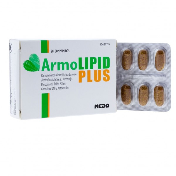 Viatris Armolipid Plus Colesterol y Triglicéridos 20 Comprimidos