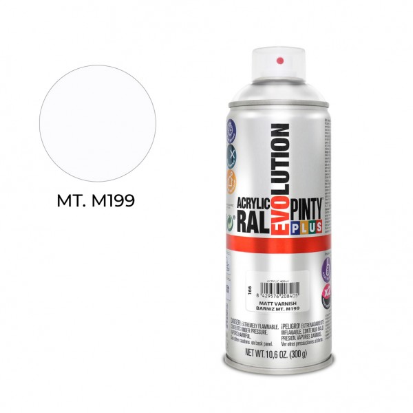 Spray barniz evolution 520 cc mate m199