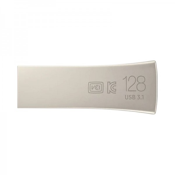 Samsung bar plus 128gb usb 3.1 champaign silver