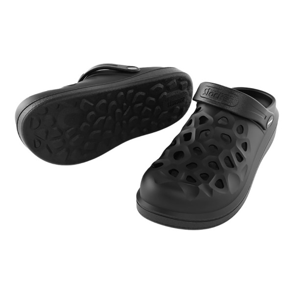 Zuecos para jardín y casa perforado negro talla 37