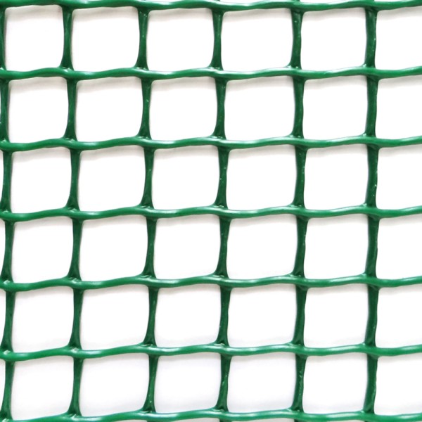 Rollo de malla ligera cadrinet cuadro 10 x 10 mm color verde, 1 x 25 m