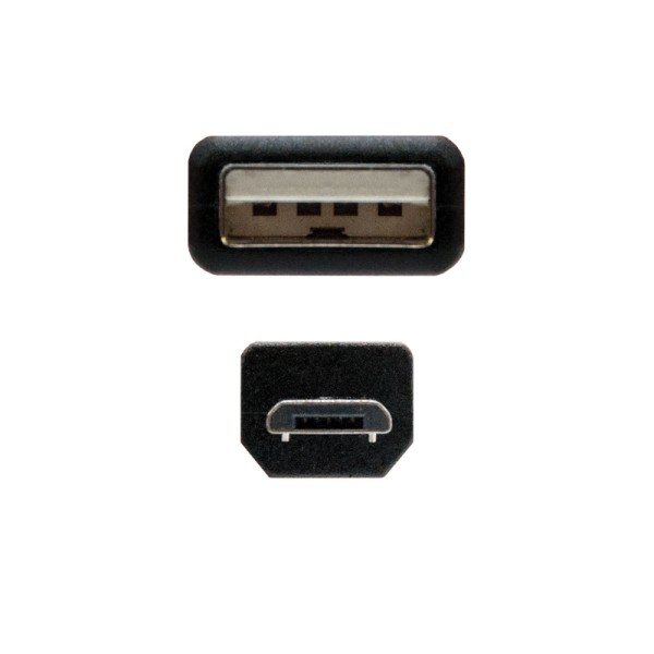 Nanocable cable usb 2.0 a/m micro usb b/m 0,8 m